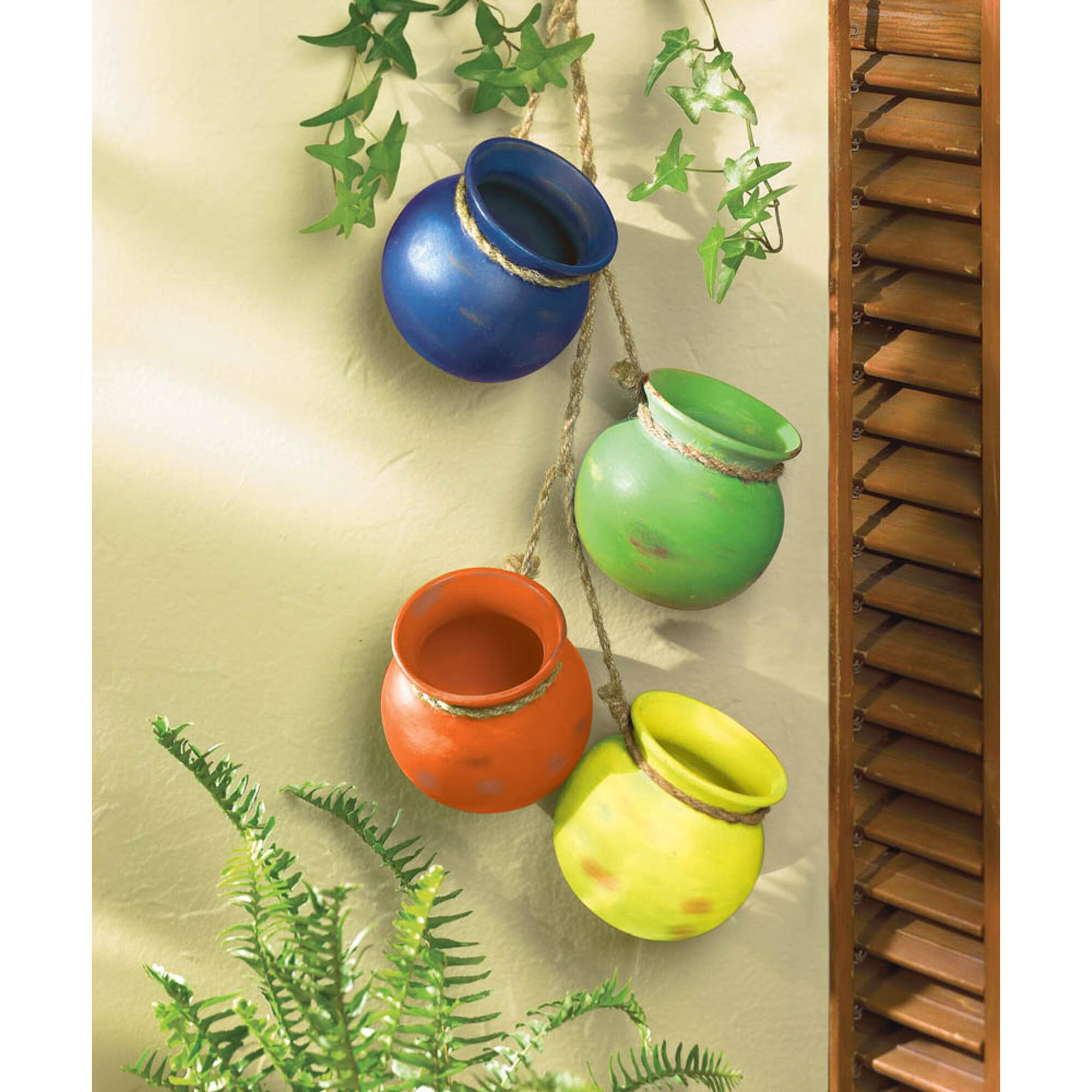 23" Fiesta Dangling Pots